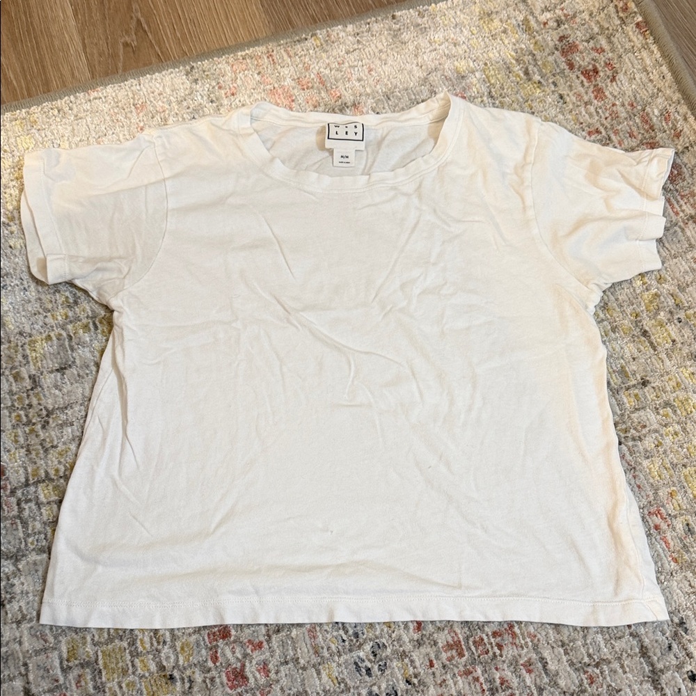 Blank White Short Sleeve Tee - Women